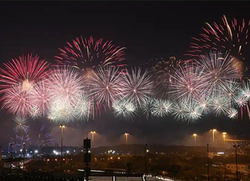 西安焰火晚会